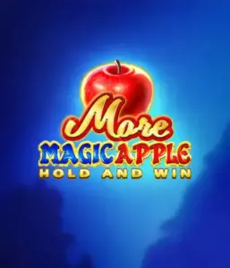 Enter the magical realm of More Magic Apple Hold and Win Slot by 3 Oaks Gaming, featuring a luminous red apple on a deep blue background. This graphic portrays the magical theme of the game. Perfect for fans of fantasy, the vibrant colors and enticing design ensure it captures attention. 