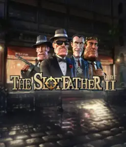 Enter the underworld world of The Slotfather Part II game by Betsoft, showcasing a lineup of iconic mafia characters against a dark urban backdrop. This graphic captures the gritty theme of the mobster lifestyle with its detailed character design and suspenseful setting. Ideal for lovers of gangster-themed games, delivering a thrilling escape. 